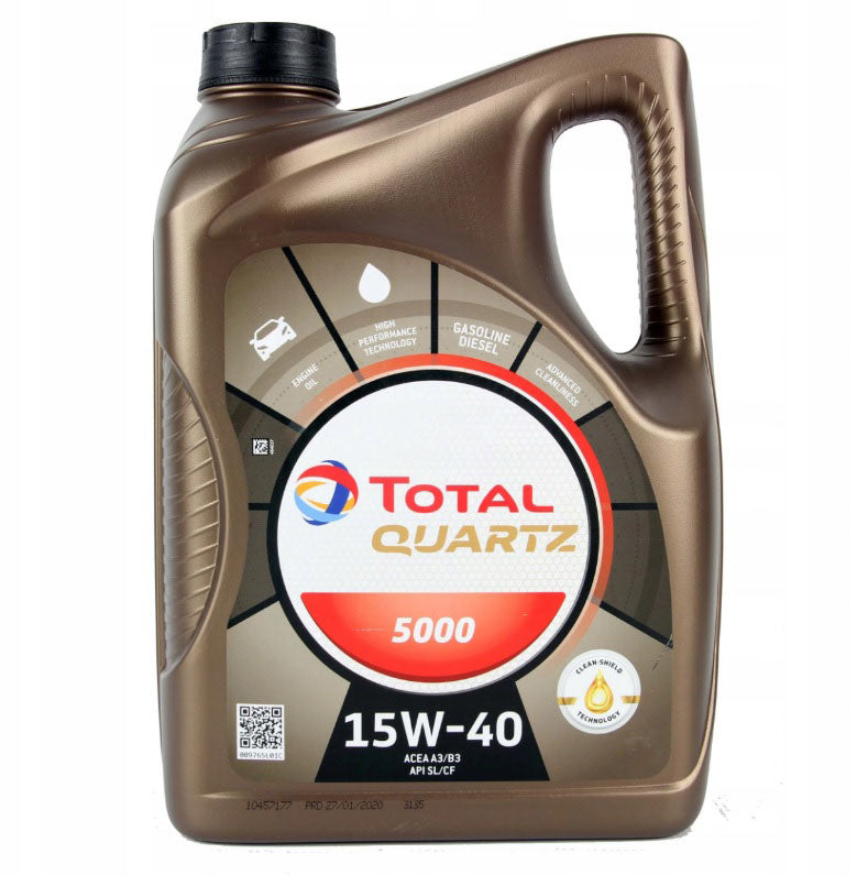 Aceite Total Quartz 5000 Sae15W-40