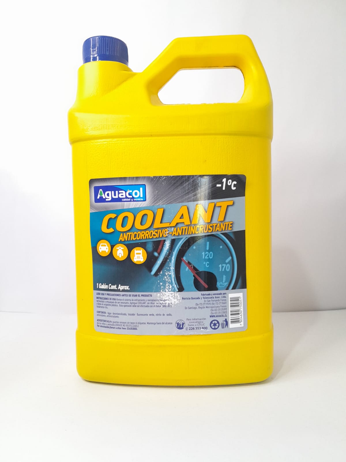 Coolant Agua Anticorrosivo Verde